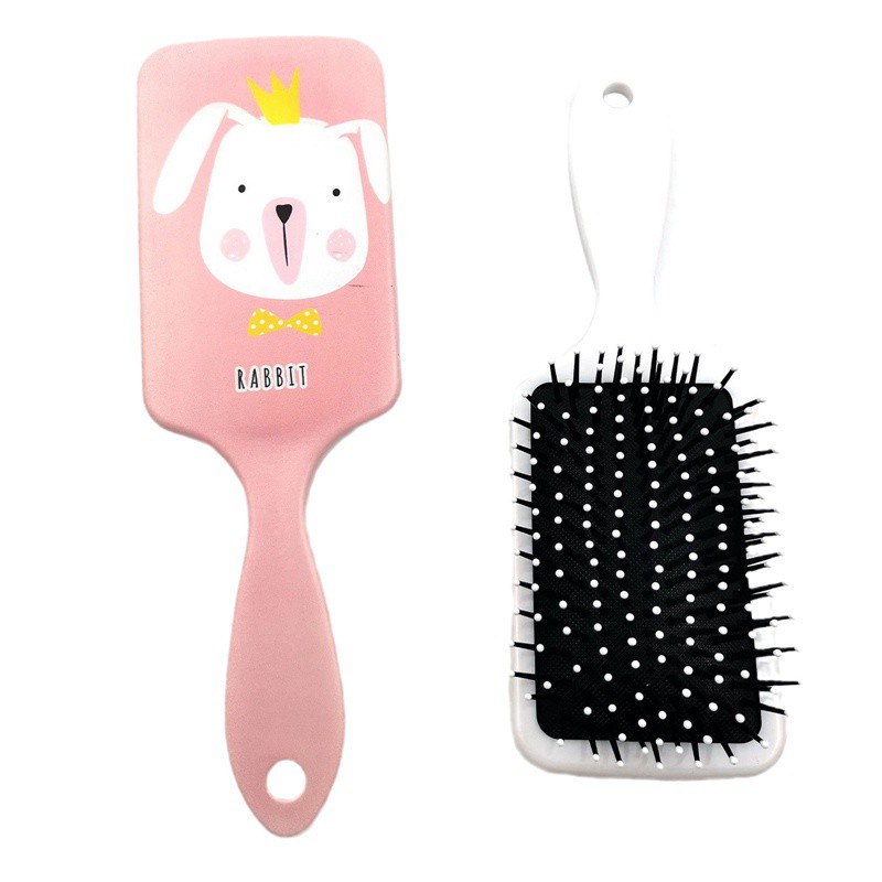 Doggtr Lược Chải Tóc Gỡ Rối Họa Tiết Chim Hồng Hạc Hoạt Hình
