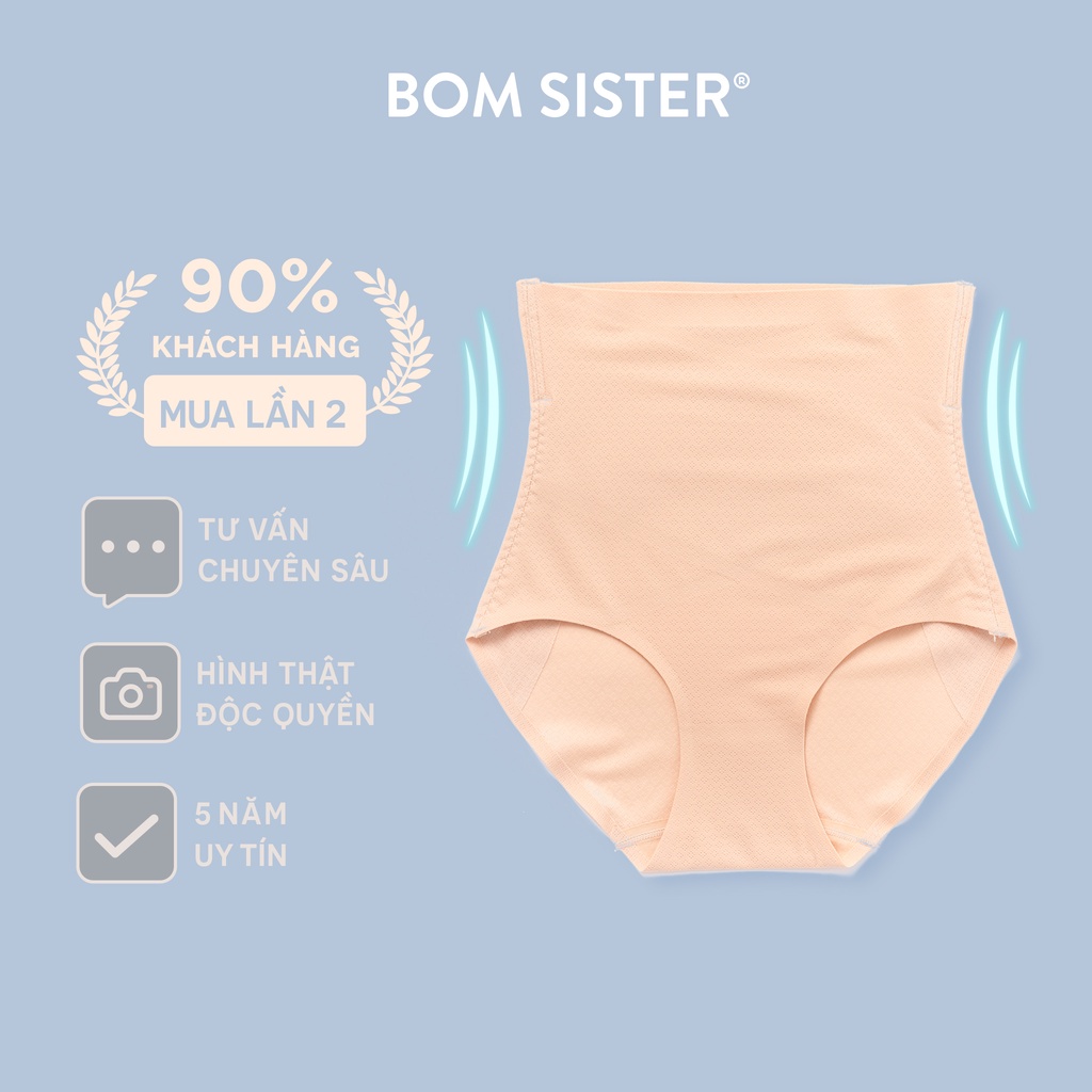 [Mã FARSBRBOM30 giảm 10% đơn 99K] Quần Gen Định Hình Su Đúc Thông Hơi Lưng Cao BOM SISTER QG8060 | BigBuy360 - bigbuy360.vn