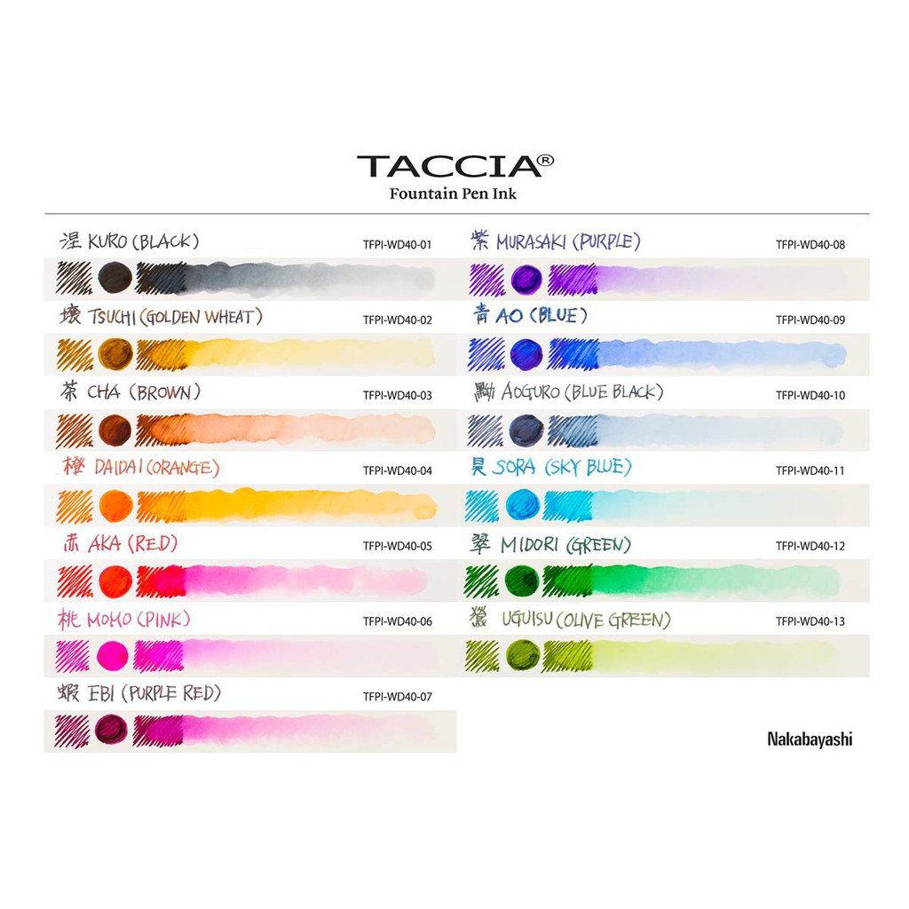 Mực Taccia Sunao Iro