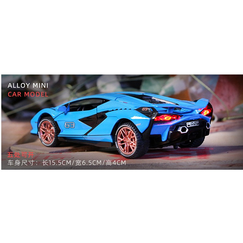 MÔ HÌNH XE LAMBORGHINI SIAN FKP 37 1:32