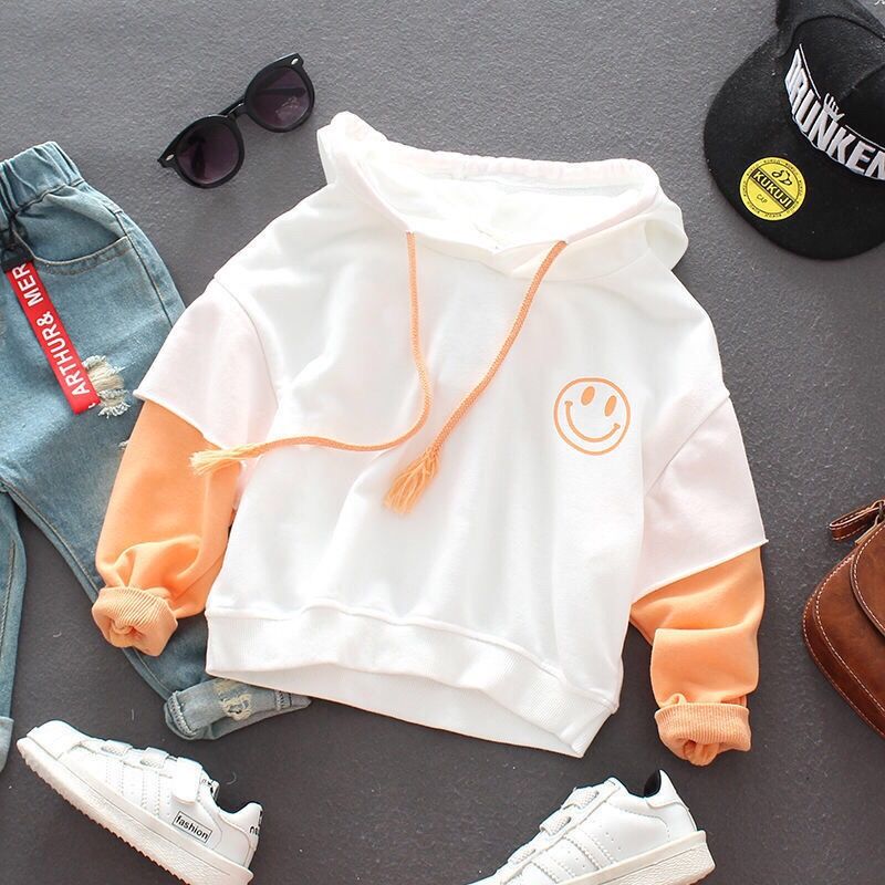Áo Hoodie Phong Cách Phương Tây Thời Trang Mùa Thu Cho Bé Trai/Bé Gái