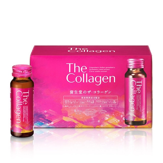 [HOTThe Collagen Shiseido dạng nước uống - hộp 10 lọ 50ml Nội Địa Nhật Bản