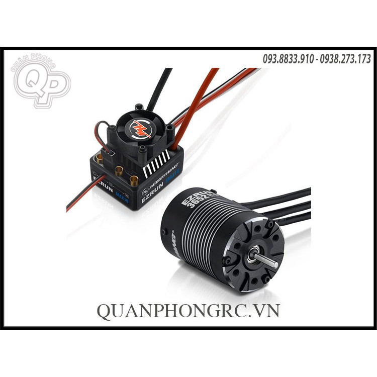 Hobbywing EzRun COMBO-MAX10-3652SL-4000KV EzRun MAX10 60A ESC + EzRun 3652 G2 4000KV Brushless Motor for 1/10 Car and Tr
