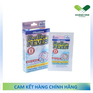 ! Miếng dán hạ sốt ByeBye FEVER Hisamitsu (Túi 2 miếng)