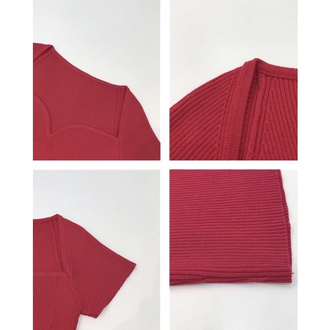 Order 15 ngày- Đầm body len dệt kim #838