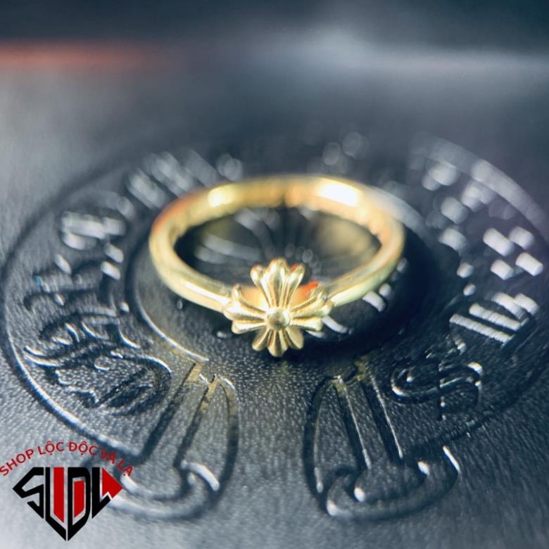 Nhẫn unisex Chrome Heart Bubblegum Plus  bạc 925 và vàng 22K cao cấp fullbox