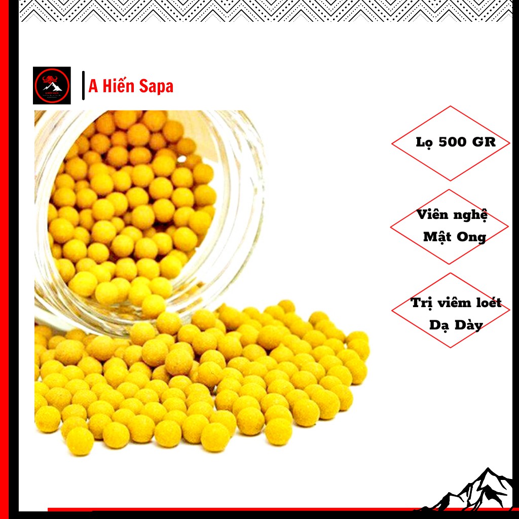 Viên nghệ mật ong lọ 500gr giá buôn, hỗ trợ làm đẹp da, rất tốt cho sức khoẻ.