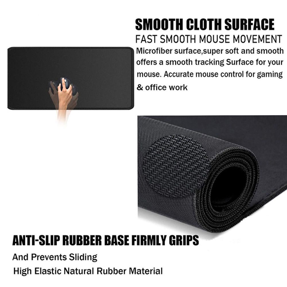 Tấm lót chuột và bàn phím chơi game họa tiết phi hành gia viền cao su cỡ 800x400mm