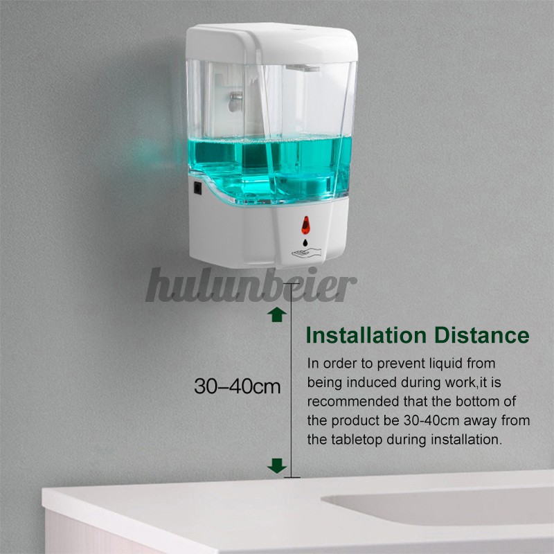 Bình Đựng Xà Phòng Cảm Biến Tự Động Dung Tích 700ml Automatic Soap Dispenser Wall Mounted Infrared Induction Smart Liquid Soap Dispenser For Kitchen Bathroom Accessory