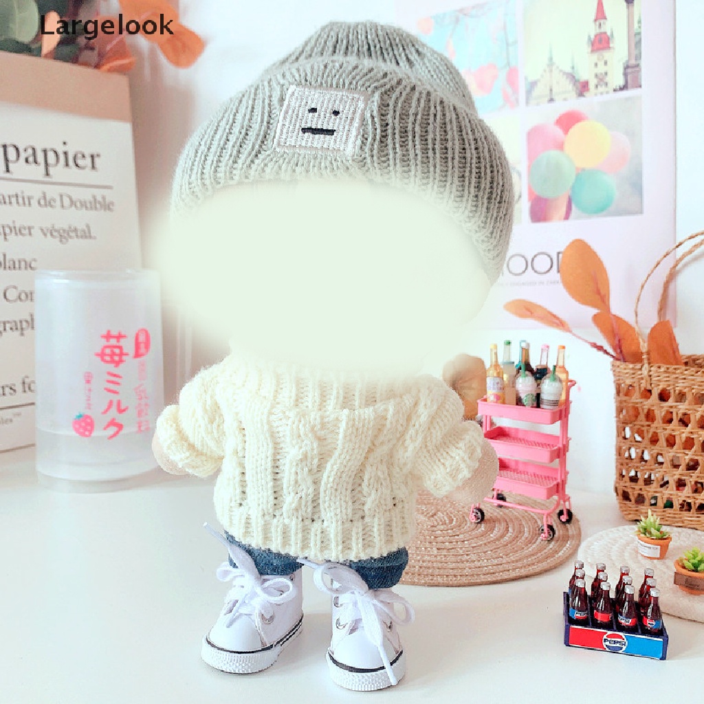 Phụ kiện quần áo len cho búp bê nhồi bông hình thần tượng 20cm