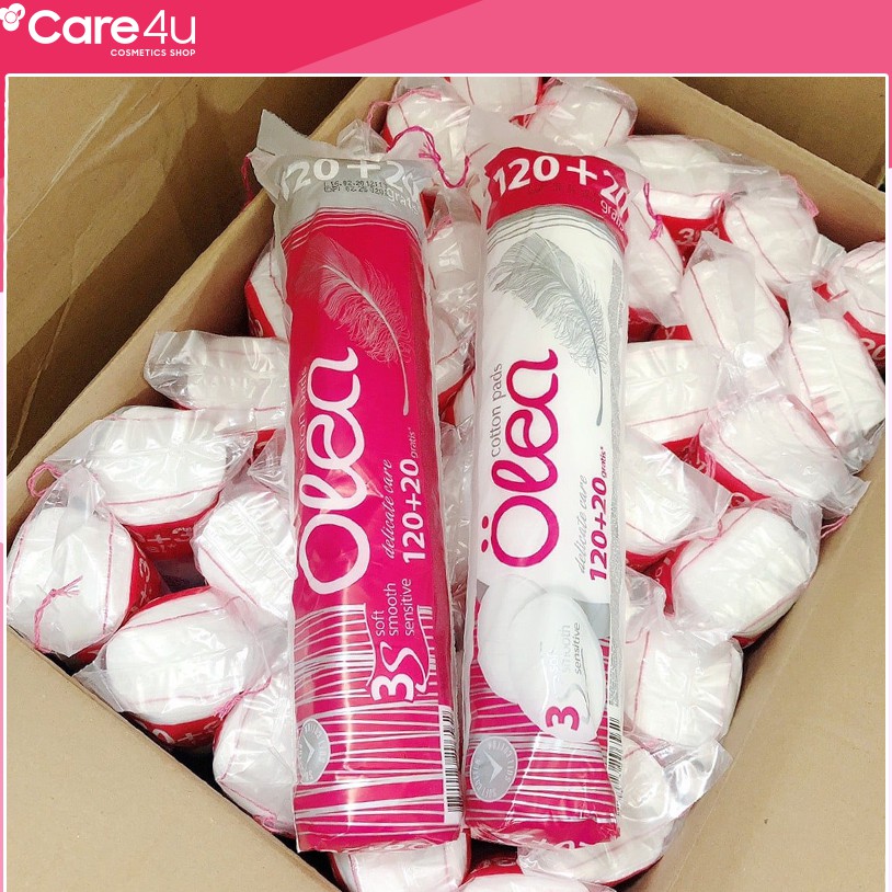 Bông tẩy trang OLEA 120+20 miếng