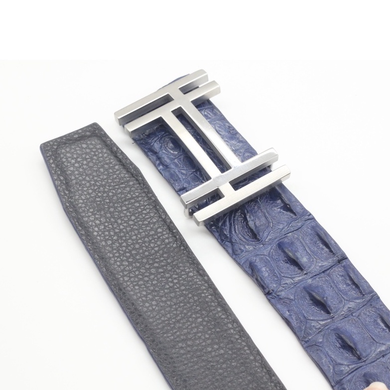 Dây Lưng Dây Nịt, Dây Thắt Lưng Nam Gai Da Cá Sấu Bản Liền Không Nối Sản Phẩm Kèm Mặt Khóa Cao Cấp, Bảo Hành 12 Tháng