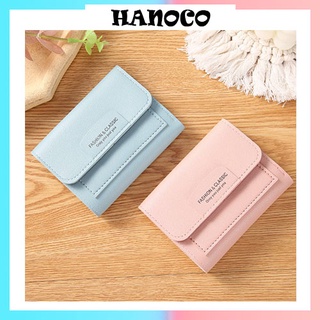 Ví nữ ngắn cầm tay mini cute dễ thương thời trang nhỏ gọn nhiều ngăn đẹp giá rẻ HANOCO VN25