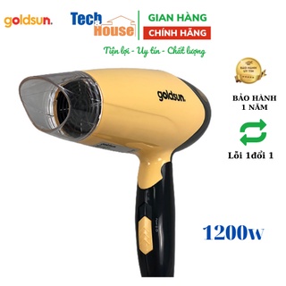 Máy sấy tóc goldsun ghd2000 công suất 1200w, 3 chế độ sấy - bảo hành 12 tháng