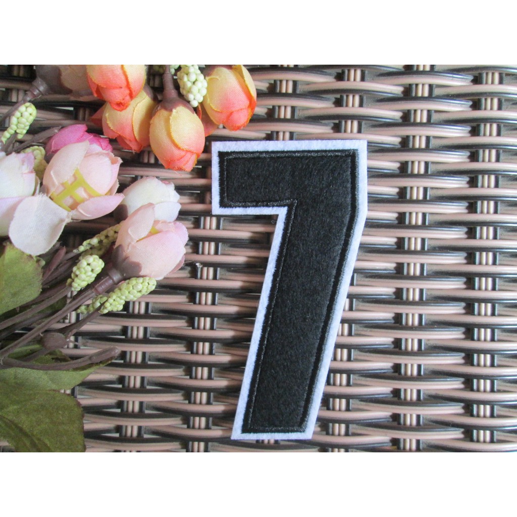 Bộ 10 sticker ủi thêu hình chữ số từ 0-9