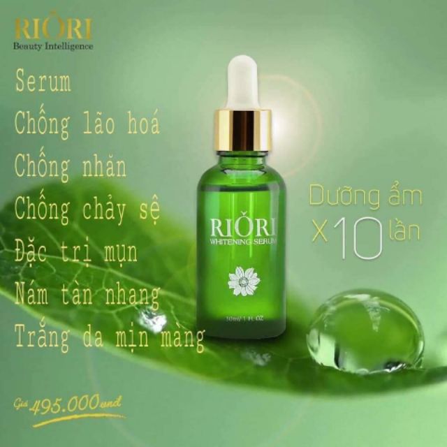 [FREESHIP] -  SERUM DƯỠNG TRẮNG DA SIÊU MỀM MỊN RIORI