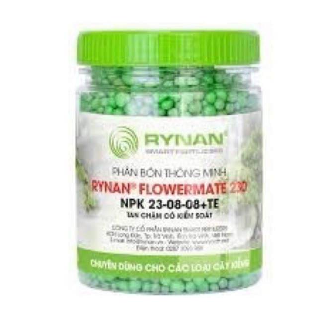 Phân bón thông minh RYNAN 23-8-8 + TE LỌ 150g