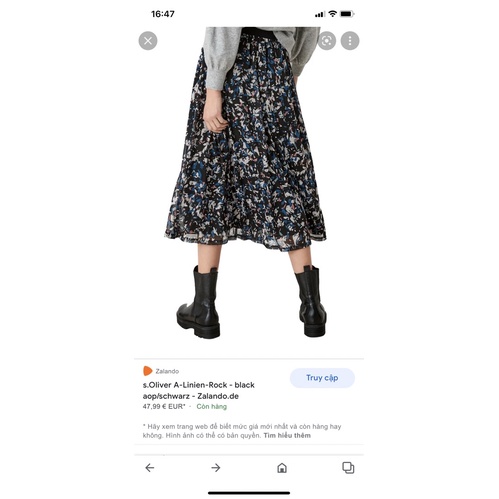 Chân váy lưới hoa bigsize A215