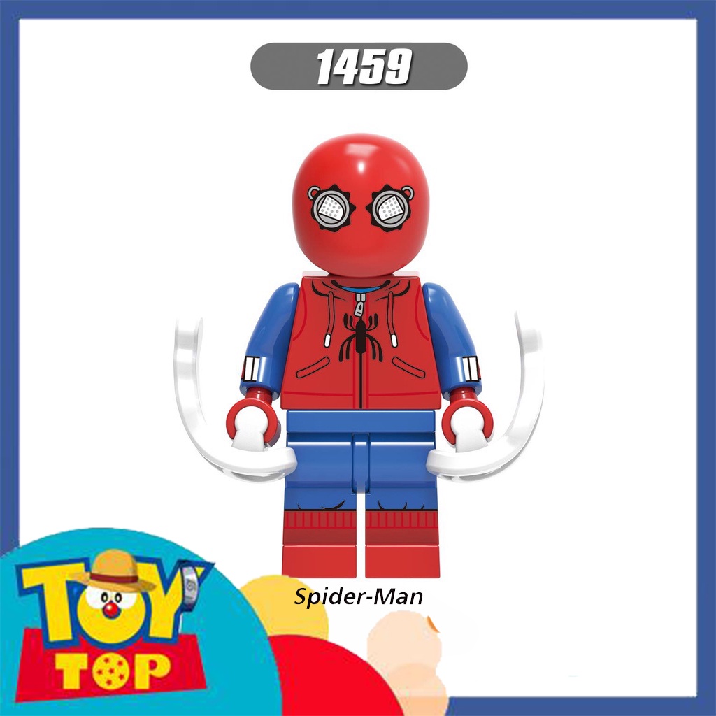 Đồ chơi lắp ráp mini phiên bản người nhện Spider man đa vũ trụ xếp hình Spiderman X0281