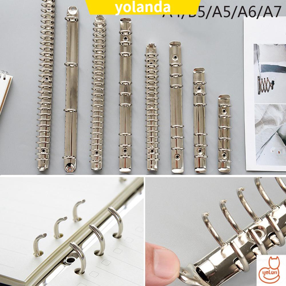 Kẹp Sổ Tay Bằng Kim Loại A4/b5/a5/a6/a7 Diy