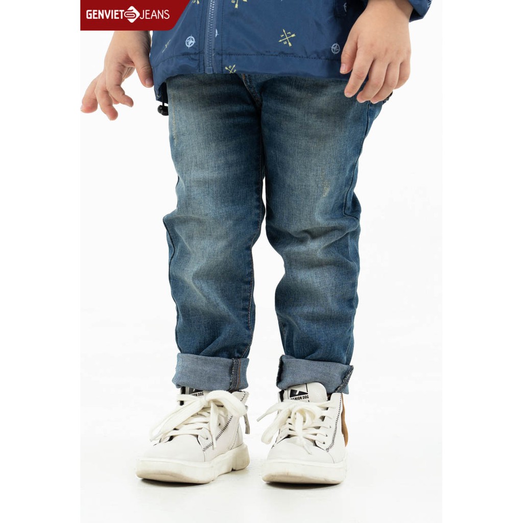 Quần dài jeans bé trai K1102J885 GENVIET