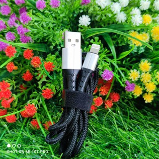 [ HÀNG CHÍNH HÃNG] cáp sạc iphone cáp sạc iphone bọc dù zin bảo hành 24 tháng