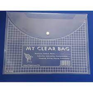 Túi khuy bấm (clearbag, túi cúc) A4 (1 Chiếc)