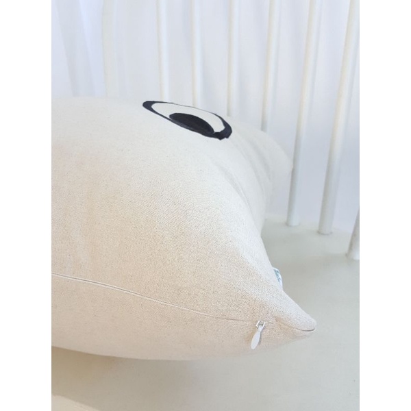 Gối thêu chữ Chill Here, Stay Weird, Good Vibes, Gối Sofa vải linen cotton đẹp,Gối trang trí nhà cửa phong cách tối giản