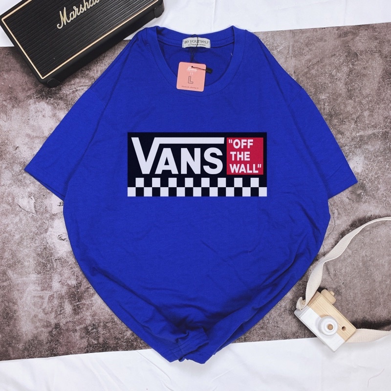 Áo Thun Tay Ngắn UNISEX in Decal LOGO CHỮ VAN - Hình chụp thật (Đủ size M-L-XL-XXL) - Số đo ở cuối