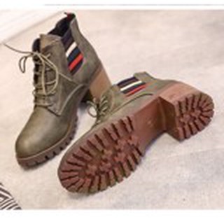 GIÀY BOOT CỘT DÂY CAO CẤP B330