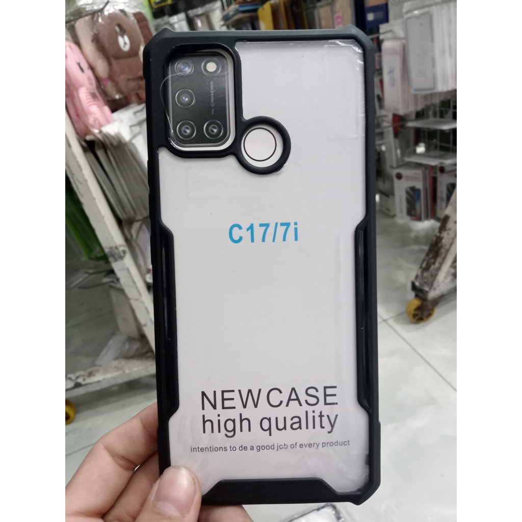 Điện thoại Realme C17 / 7i ỐP lưng viền silicon dày đa màu chống sốc tốt chất liệu nhựa cao cấp trong suốt