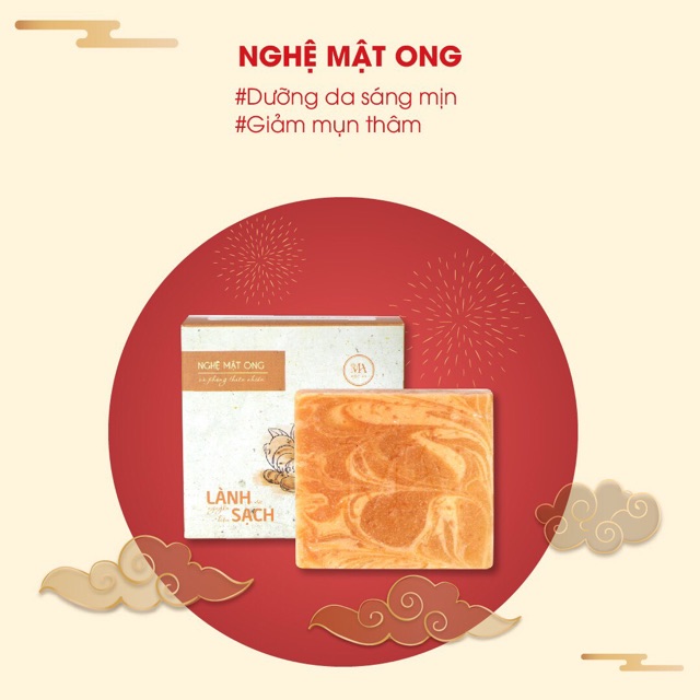 XÀ PHÒNG THIÊN NHIÊN NGHỆ MẬT ONG - Giảm mụn thâm 100g