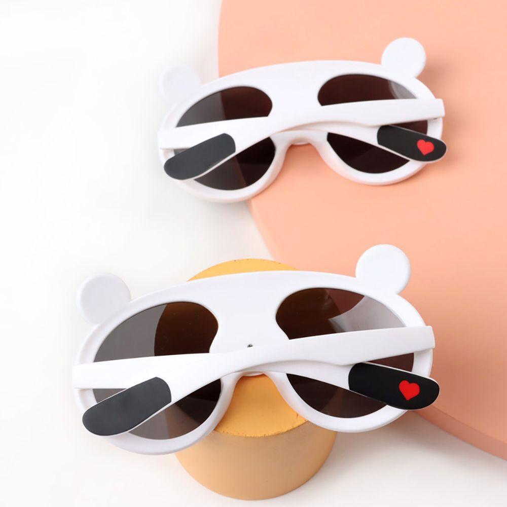 QQMALL Mắt Kính Chống Bức Xạ Chống Bức Xạ Họa Tiết Hoạt Hình Phong Cách Hàn Quốc Cho Nam Và Nữ