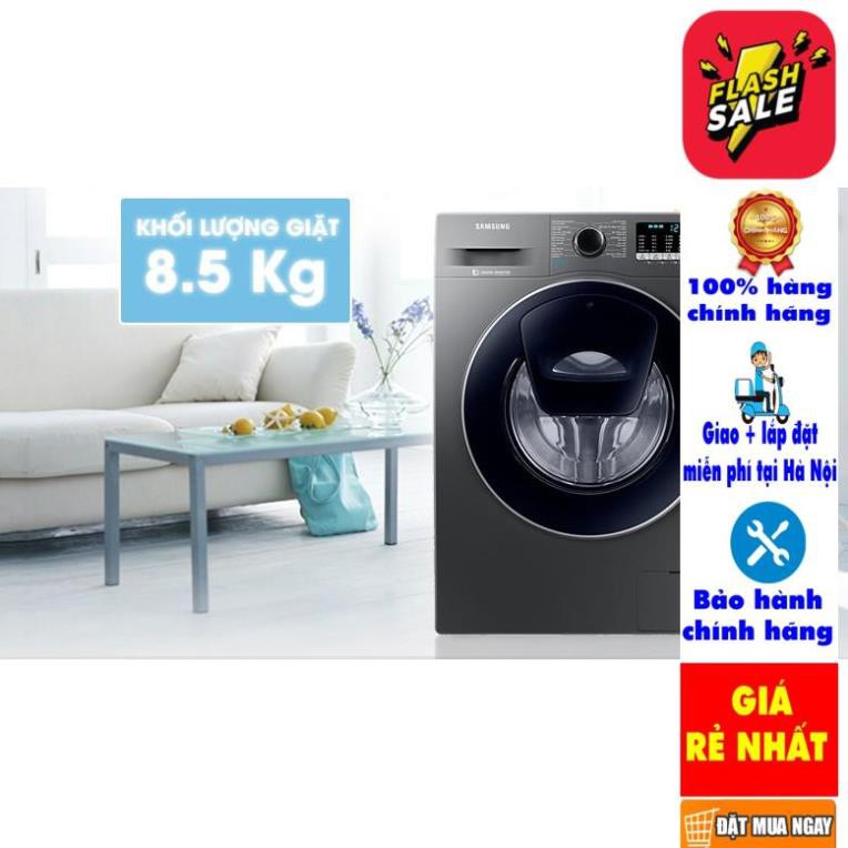 Máy giặt Samsung AddWash Inverter 8.5 kg WW85K54E0UX/SV (Miễn phí giao tại HN-ngoài tỉnh liên hệ shop)