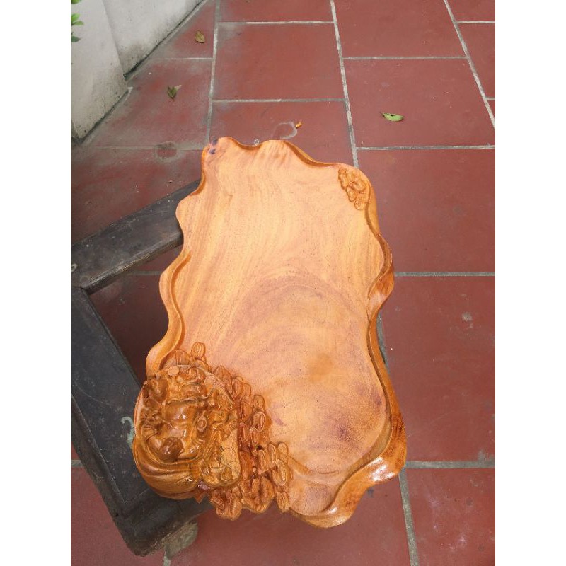 Khay trà gỗ di lạc