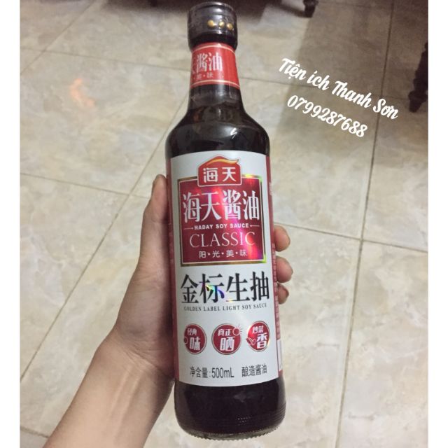 [ĐẶC SẢN] CHAI XÌ DẦU HẢI THIÊN 500ml