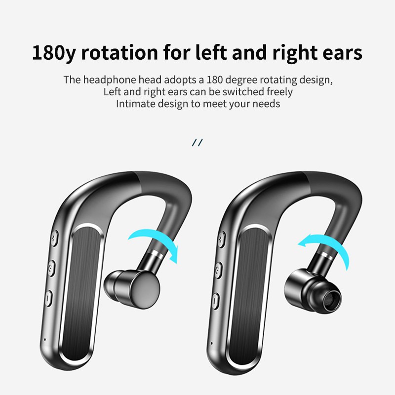 NBX Y10 wireless bluetooth headset bone conduction unilateral earhook