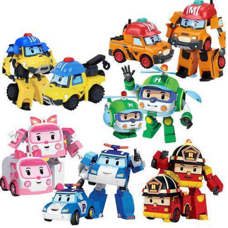 Deformation Robot Car Model Deformation Rescue Team Robot Kids Children Educational Toys