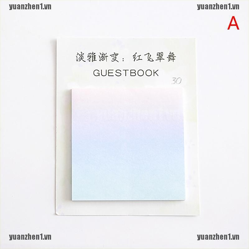 [YUANZHEN1] 1 Sổ Ghi Chú Giấy Ghi Chú Cầm Tay Màu Tốt Nghiệp Dễ Thương