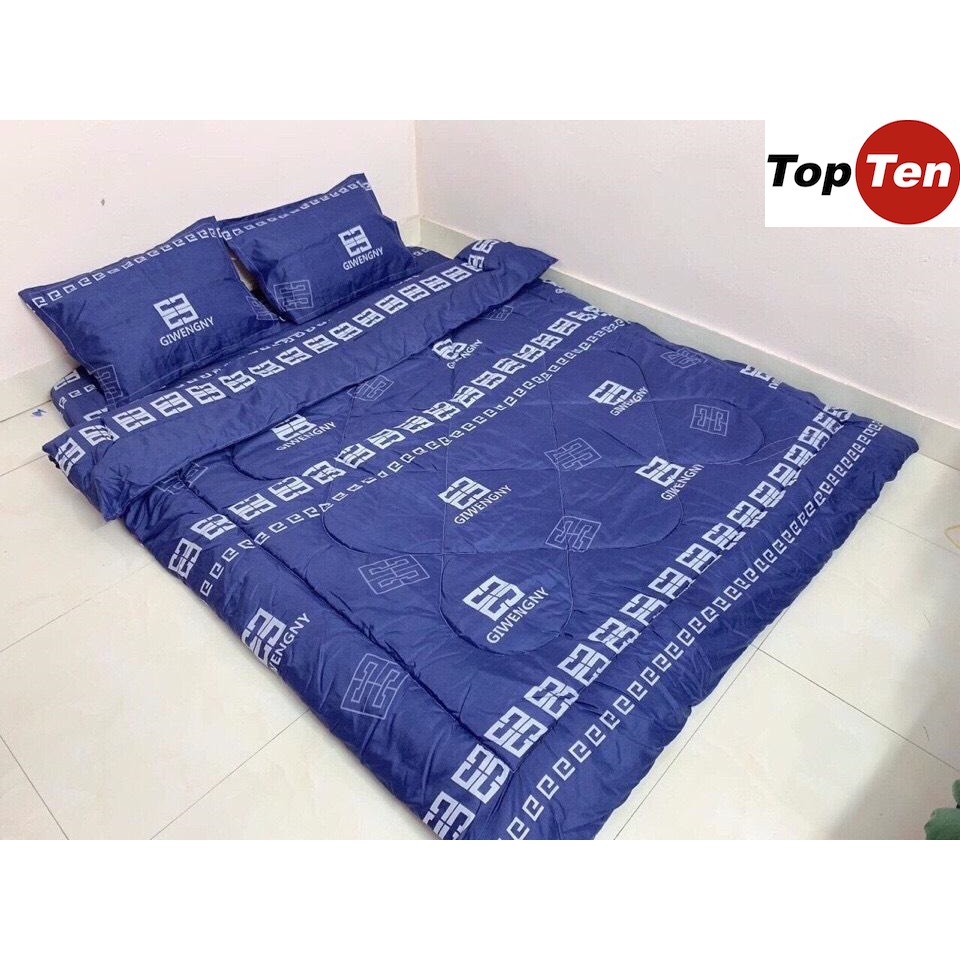 ( RẺ SẬP SÀN) Ga Drap Cotton  1M2 MẪU NỀN XANH  Cotton HR03