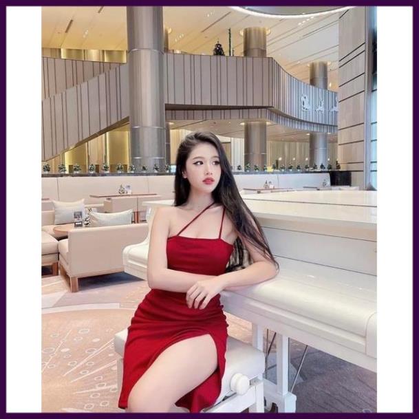 [Siêu Hot] đầm dây xéo xẻ tà [Ảnh Thật] | BigBuy360 - bigbuy360.vn