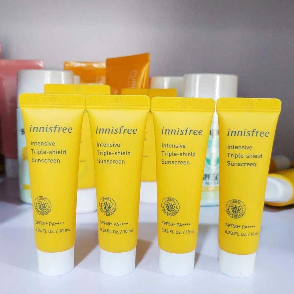 Kem chống nắng Innisfree Intensive Triple Shield Sunscreen SPF50+ PA++++ Mini Size 10ml | BigBuy360 - bigbuy360.vn