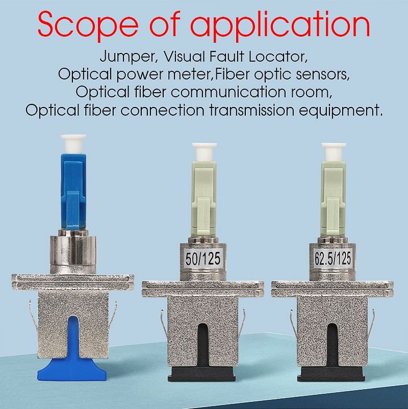 Đầu Nối Dây Cáp Quang Sc-Lc / Lc-Sc  ST Male to SC Female Hybrid Fiber Optic Adapter Converter Connector SM 9/125 Hybrid Adaptor