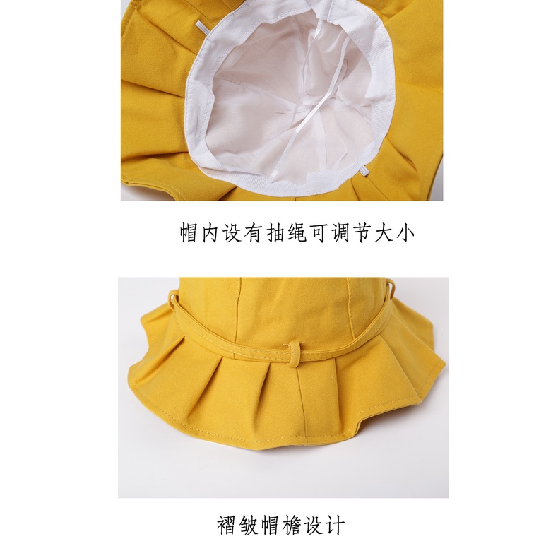Nón Bucket Chống Nắng Đính Nơ Dễ Thương Phong Cách Nhật Bản Cho Nữ