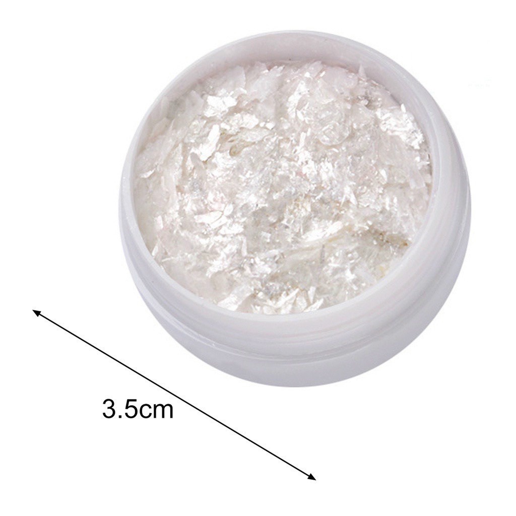 Phụ kiện xà cừ trắng trang trí móng tay nail