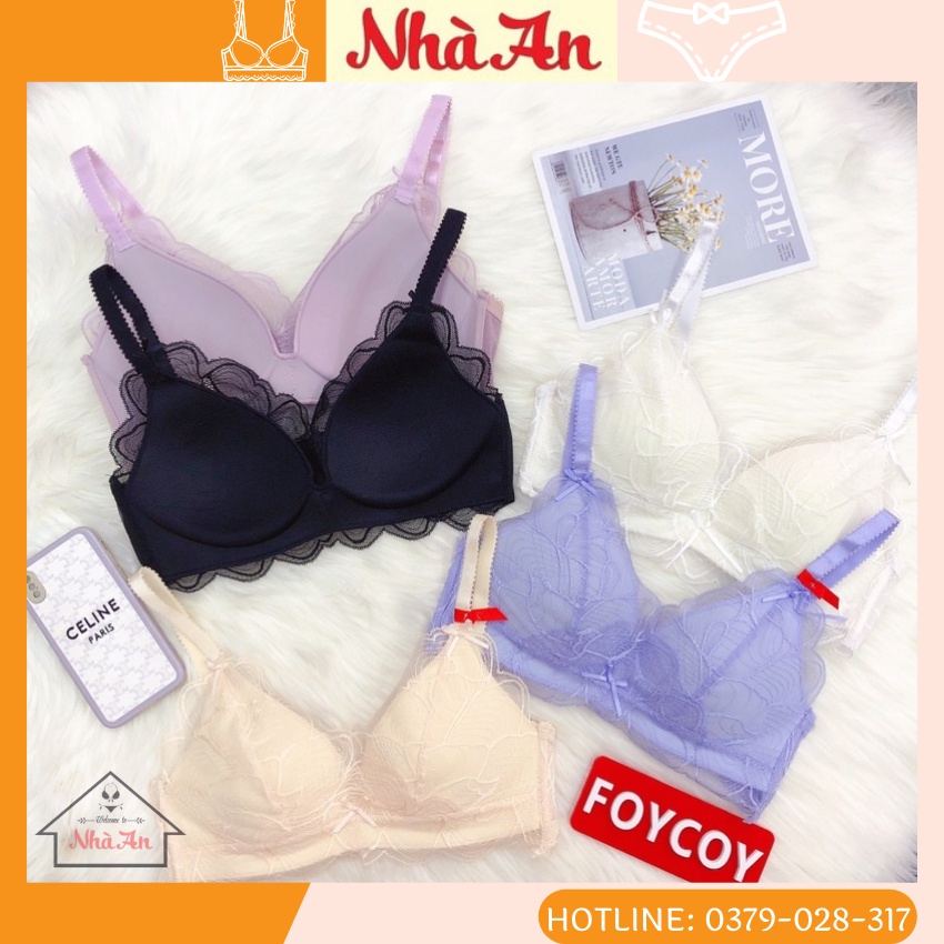 Áo ngực nữ 💥 SIÊU HOT 💥 Áo lót su phối ren mút mỏng thiết kế mới thể hiện sự gợi cảm, quyến rũ