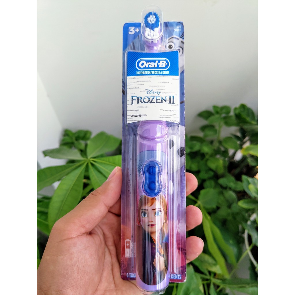 Bàn chải Pin Oral B/ Spinbrush trẻ em hình nhân vật dễ thương