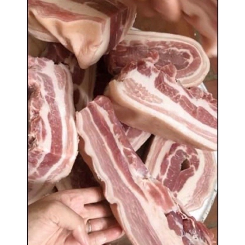 1kg ba chỉ lợn rút xương- chỉ giao hoả tốc