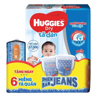 Tã dán huggies M76
