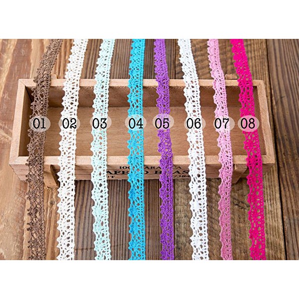 Ruy băng ren vintage mã RB042 nhiều màu